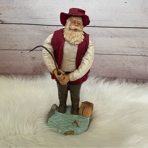 Clothtique Fisherman Santa by Possible Dreams Figure Statue Vintage